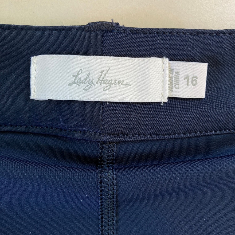Lady Hagen Traditional Skort Desert Getaway Retro Leaf Dark Navy (Size 16) - Picture 10 of 13
